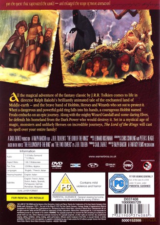 The Lord of the Rings (Animated) (Władca Pierścieni) [DVD]