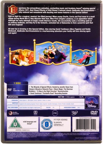 Bedknobs And Broomsticks (Special Edition) (Gałki od łóżka i kije od miotły) [DVD]