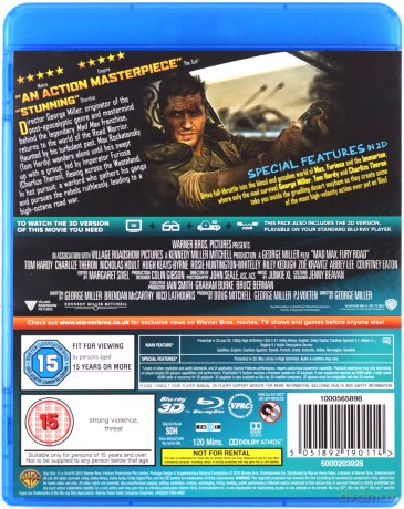 Mad Max - Fury Road (Mad Max: Na drodze gniewu) [Blu-Ray]