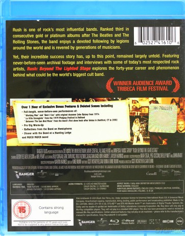 Rush: Beyond The Lighted Stage [Blu-Ray]