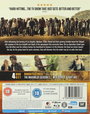Fear the Walking Dead Season 2 [Blu-Ray]