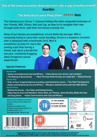 The Inbetweeners Series 1-3 Complete [3DVD]