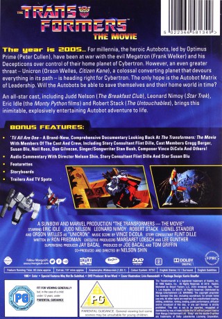 Transformers The Movie [DVD]
