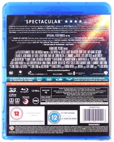 Justice League (Liga Sprawiedliwości) [Blu-Ray 3D]+[Blu-Ray]