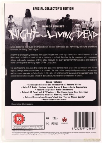 Night of the Living Dead (Noc żywych trupów) [DVD]