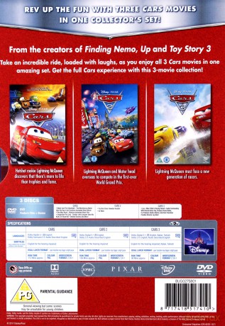 Cars: 1-3 (Auta 1-3) (Disney) [3DVD]