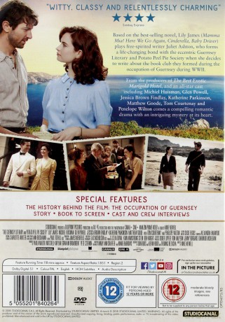 The Guernsey Literary And Potato Peel Pie Society (Stowarzyszenie Miłośników Literatury i Placka z Kartoflanych Obierek) [DVD]