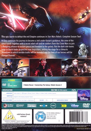 Star Wars: Rebelianci Sezon 2 (Star Wars) [4xDVD]
