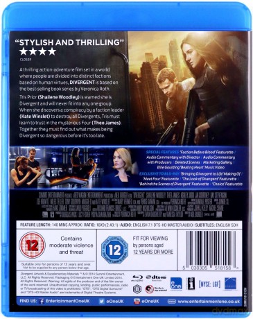 Divergent (Niezgodna) [Blu-Ray]