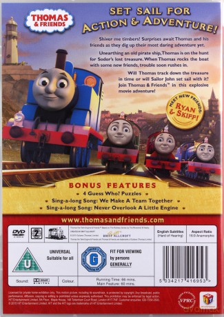 Thomas & Friends - Sodors Legend of the Lost Treasure (Tomek i Przyjaciele) [DVD]