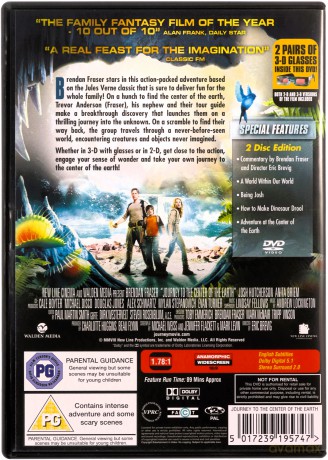 Journey To The Center Of The Earth 3D (Podróż do wnętrza Ziemi) [DVD]