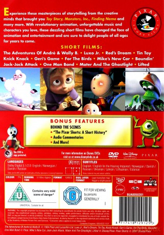 The Pixar Short Film Collection: Volume 1 [DVD]