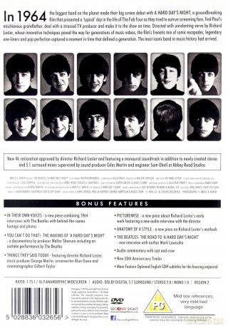 The Beatles - A Hard Days Night [DVD]