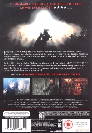 Sleepy Hollow (Jeździec bez głowy) [DVD]