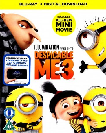 Despicable Me 3 (Gru, Dru i Minionki) [Blu-Ray]