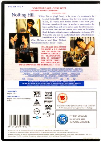 Notting Hill [DVD]