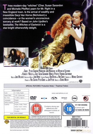 Czarownice z Eastwick [DVD]