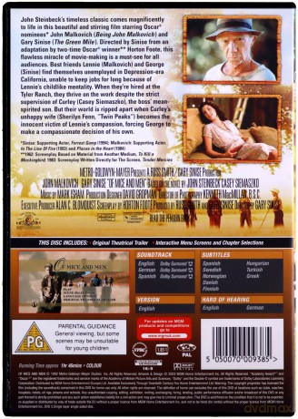 Of Mice and Men (Myszy i ludzie) [DVD]