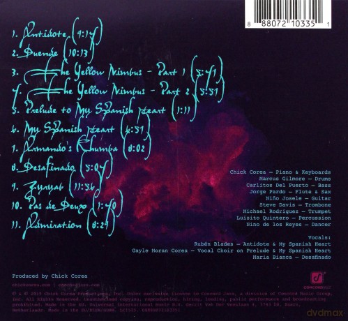 Chick Corea: The Spanish Heart Band - Antidote [CD]