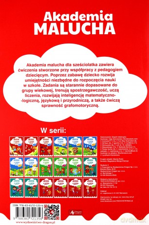 6-latek akademia malucha zeszyt 4 [KSIĄŻKA]