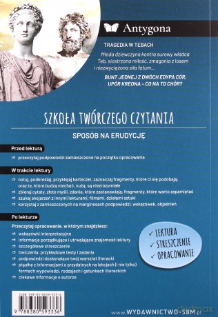 Antygona. Lektura z opracowaniem - Sofokles [KSIĄŻKA]