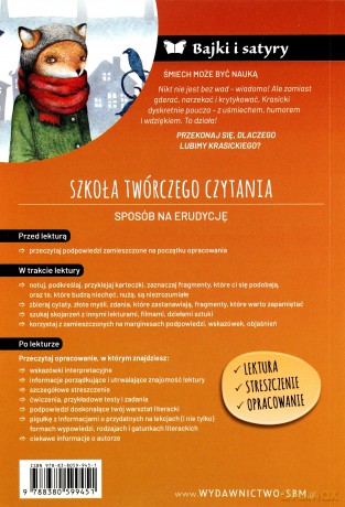 Bajki i satyry. Lektura z opracowaniem - Ignacy Krasicki [KSIĄŻKA]
