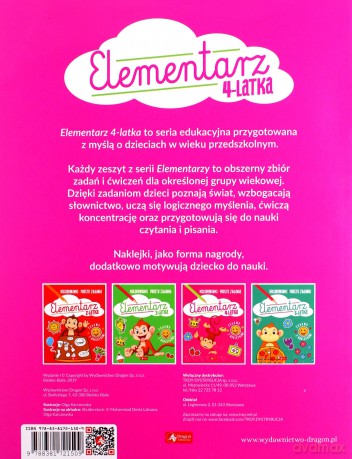 Elementarz 4-latka [KSIĄŻKA]