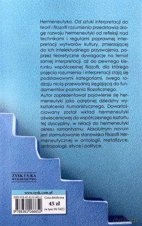 Hermeneutyka od sztuki interpretacji do teorii i filozofii rozumienia - Andrzej Przyłębski [KSIĄŻKA]