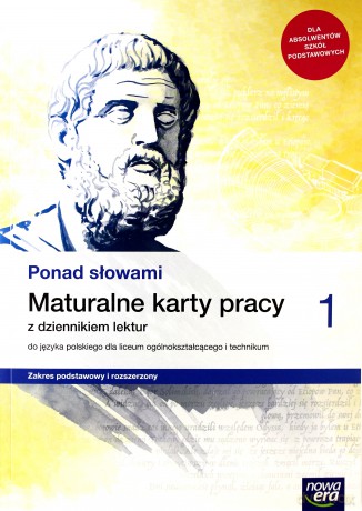 Język polski Ponad słowami Maturalne karty pracy z dziennikiem lektur część 1 zakres podstawowy i rozszerzony [KSIĄŻKA]