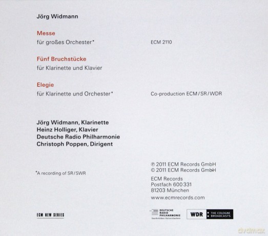 Jorg Widmann: Messe/Elegie/Bruchstucke [CD]