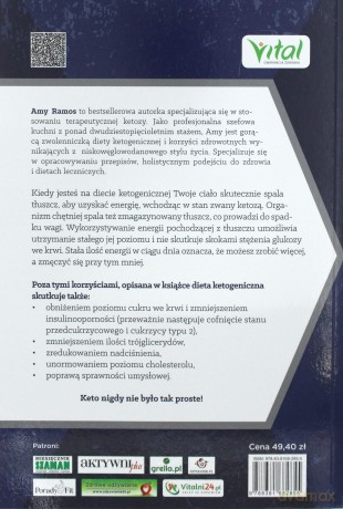 Kompletna dieta ketogeniczna dla każdego. Źródłowy poradnik życia w zgodzie z keto - Amy Ramos [KSIĄŻKA]