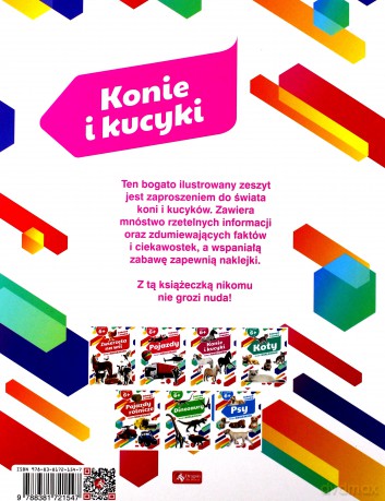Konie i kucyki. Zeszyt z naklejkami [KSIĄŻKA]