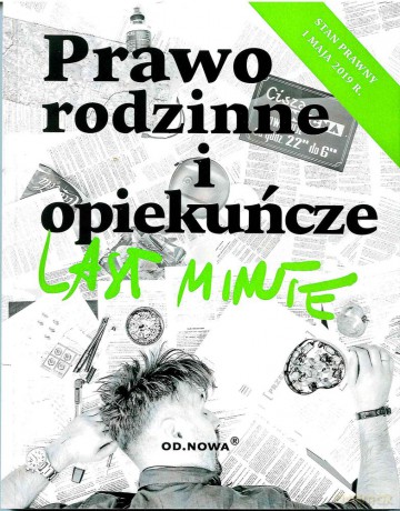 Last minute prawo rodzinne i opiekuńcze 2019 - Anna Gólska [KSIĄŻKA]