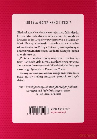 Leonia martin niepokorna siostra małej tereski - Dominique Menvielle [KSIĄŻKA]