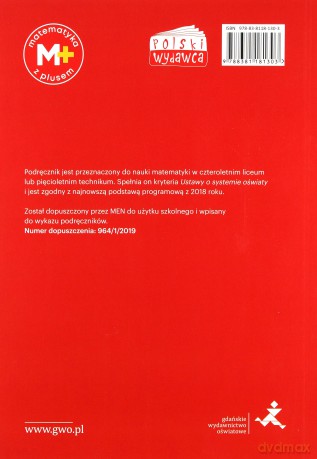 Matematyka z plusem podręcznik do liceum i technikum dla klasy 1 zakres podstawowy - Małgorzata Dobrowolska, Marcin Karpiński, Jacek Lech [KSIĄŻKA]