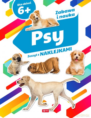 Psy. Zeszyt z naklejkami [KSIĄŻKA]