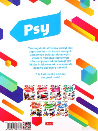 Psy. Zeszyt z naklejkami [KSIĄŻKA]