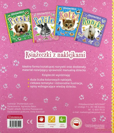 Pupile. Książeczka z naklejkami [KSIĄŻKA]