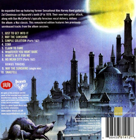 Nazareth: No Mean City  [CD]