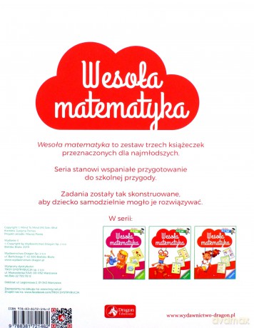 Wesoła matematyka dla dzieci 5-6 lat [KSIĄŻKA]