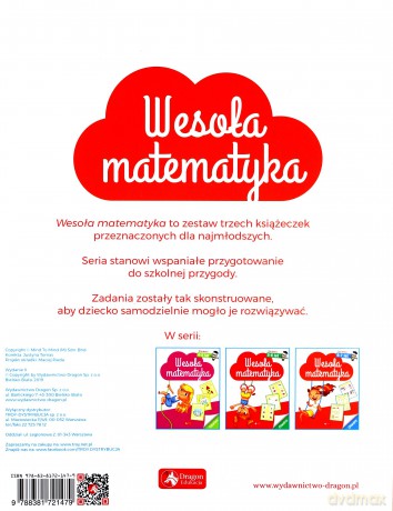 Wesoła matematyka dla dzieci 6-7 lat [KSIĄŻKA]