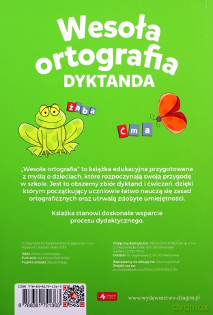Wesoła ortografia. Dyktanda dla klas 1-3 [KSIĄŻKA]
