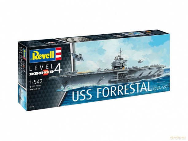 Model plastikowy Lotniskowiec USS Forrestal