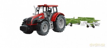 Traktor z kombajnem