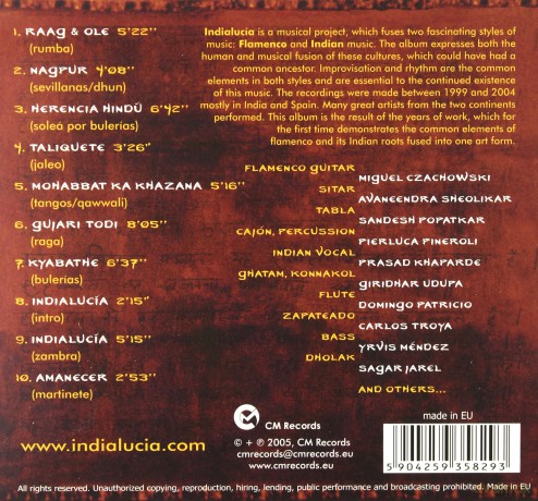 Michał Czachowski: Indialucia [CD]