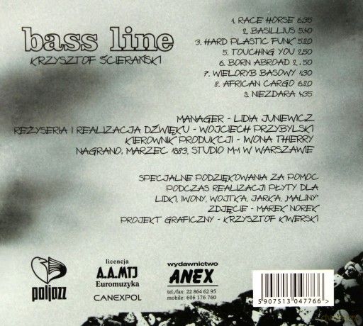 Krzysztof Ścierański: Bass Line [CD]