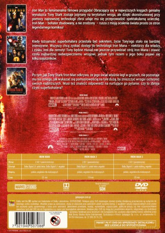 Iron Man Trylogia [3DVD]