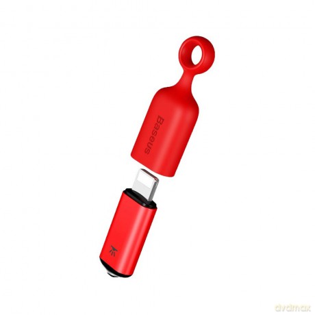 Baseus adapter 8-pin na podczerwień czerwono-czarny