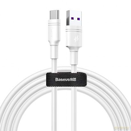 Baseus kabel Double-ring (typ-C | 1m) biały 5A