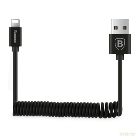 Baseus kabel Elastic 8-pin czarny